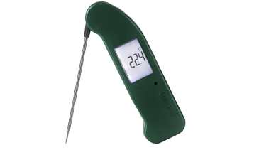 Link to Thermapen Thermometers with the image of British Racing Green coloured Thermapen ONE