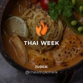 Week 3 of Team Temperature's Big BBQ Challenge is all about Thai food! 🇹🇭

From sizzling stir-frys to crazy delicious curries, we want to see your favourite Thai creations. 

Judged by @thesmokinelk, this week's winner will receive a £140 gift voucher for a masterclass at Elky's BBQ school, plus an exclusive flame Thermapen, a recipe feature on the Thermapen website and a #TEAMTEMPERATURE apron! 

The rules are simple:
🔥 Post a new photo of your Thai-inspired cook on your page 
🔥 Tag @thermapen @thesmokinelk and follow both accounts 
🔥 Use the hashtag #TEAMTEMPTHAI
🔥 Competition closes at 18:00 on Thursday 28th July 2022, the winner will be announced at 20:00 
🔥 UK entries only. Good luck everyone!
.
.
.
.
#thermapen #teamtemperature #bbq #ukbbq #bbqlads #grilling #ukfoodie #cooking #challenge #bbquk #firefood #ukcompetition #thaifood #thaicuisine